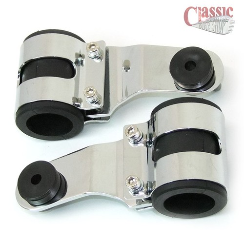 Chrome headlight brackets - chrome,