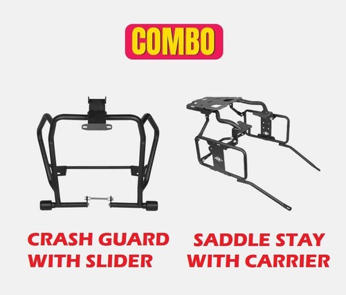 Crash guard with slider - with,