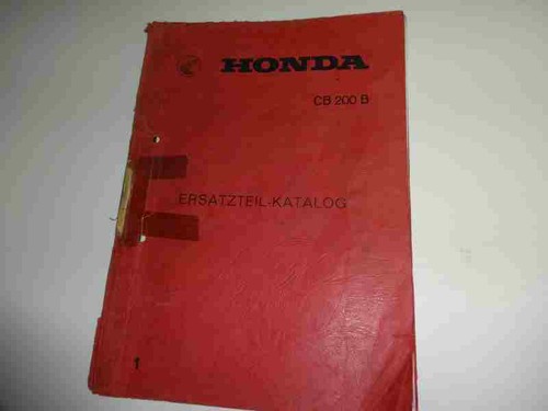 Spare parts catalogue - , honda