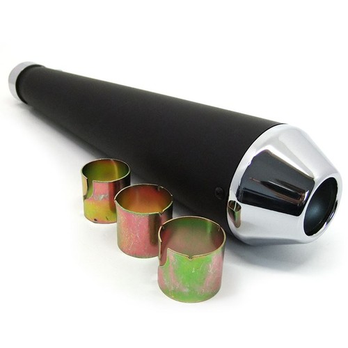 Black and chrome megaphone - black,