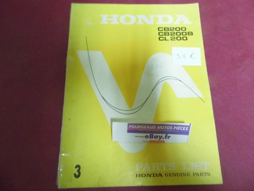 Original used parts list - parts,