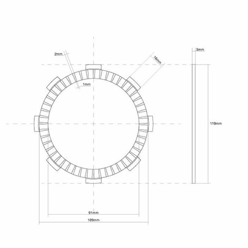Single clutch disc fcc for - clutch,